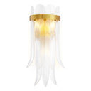 Brass Feather Wall Lamp Erika
