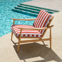 Natural Teak Outdoor Chair Manzo