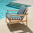 Natural Teak Outdoor Chair Manzo