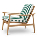 Natural Teak Outdoor Chair Manzo