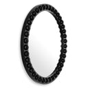 Round Wooden Framed Mirror Kenton