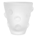 Frosted White Vase Evander