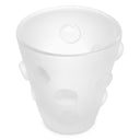 Frosted White Vase Evander