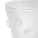 Frosted White Vase Evander