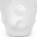Frosted White Vase Evander