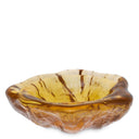 Warm Brown Glass Bowl Courtier