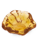Warm Brown Glass Bowl Courtier
