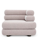 Light Gray Outdoor Modular Sofa Malaga