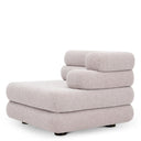 Light Gray Outdoor Modular Sofa Malaga