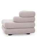 Light Gray Outdoor Modular Sofa Malaga