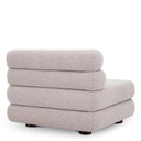 Light Gray Outdoor Modular Sofa Malaga