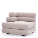 Light Gray Outdoor Modular Sofa Malaga