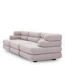 Light Gray Outdoor Modular Sofa Malaga