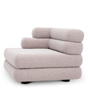 Light Gray Outdoor Modular Sofa Malaga