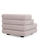 Light Gray Outdoor Modular Sofa Malaga