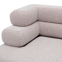 Light Gray Outdoor Modular Sofa Malaga