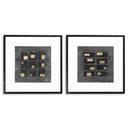 Black Squares Prints (2) by Michael Willett