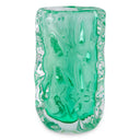 Green Hand-blown Glass Vase Avoir
