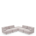 Light Gray Outdoor Modular Sofa Malaga