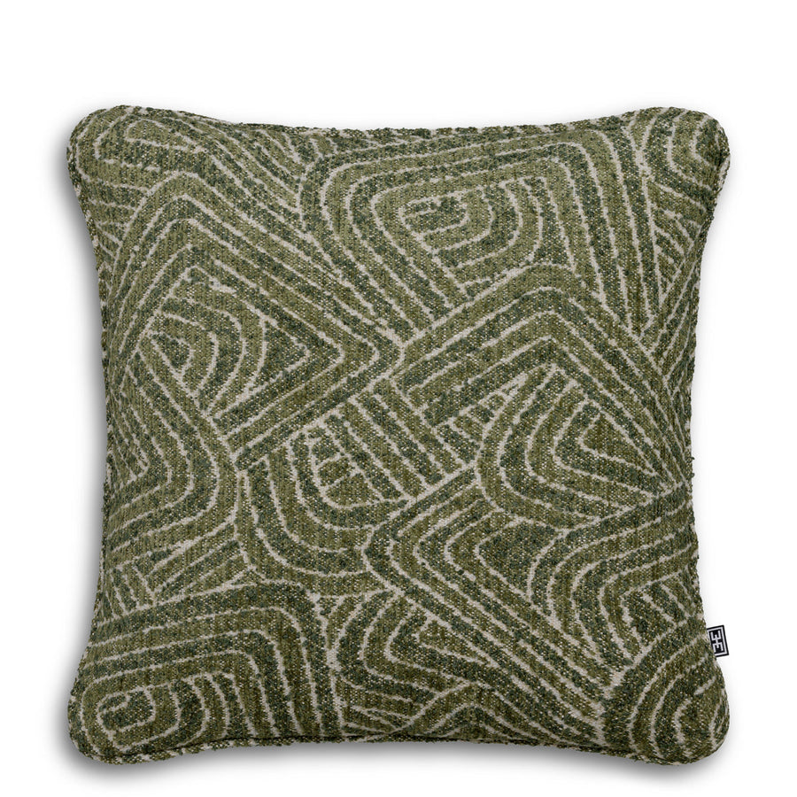 Green Fabric Cushion Camari