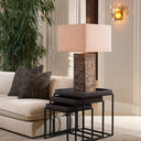 Black Geometric Pattern Cushion Camari
