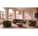 Andrew - Modern Green Fabric Sofa