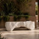 Kamet - Modern Cream Concrete Bench