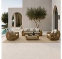 Mina - Outdoor Bamboo Wicker Dining Set