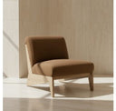 Harris - Modern Brown Fabric Bench w/ Storage