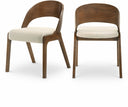 Woodson Linen Textured Fabric Upholstered Dining Chair - Beige