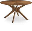 Woodson 54" Solid Wood And Walnut Veneer Dining Table - Walnut