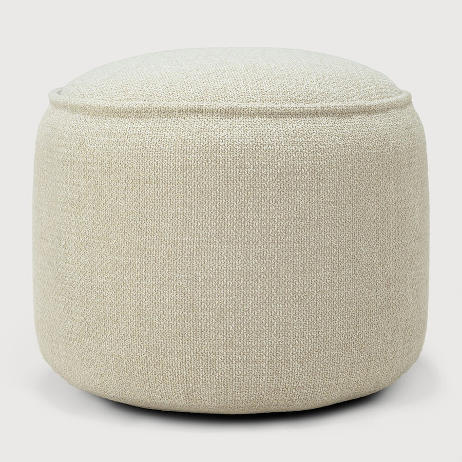 Natural Donut Outdoor Pouf