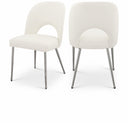 Logan Vegan Leather Upholstered Dining Chair - Cream