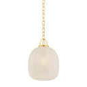 Aged Brass Enosburg Pendant 16" by Hudson Valley