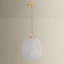 Aged Brass Enosburg Pendant 16" by Hudson Valley, view 4