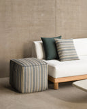 Blue Zahara Outdoor Pouf