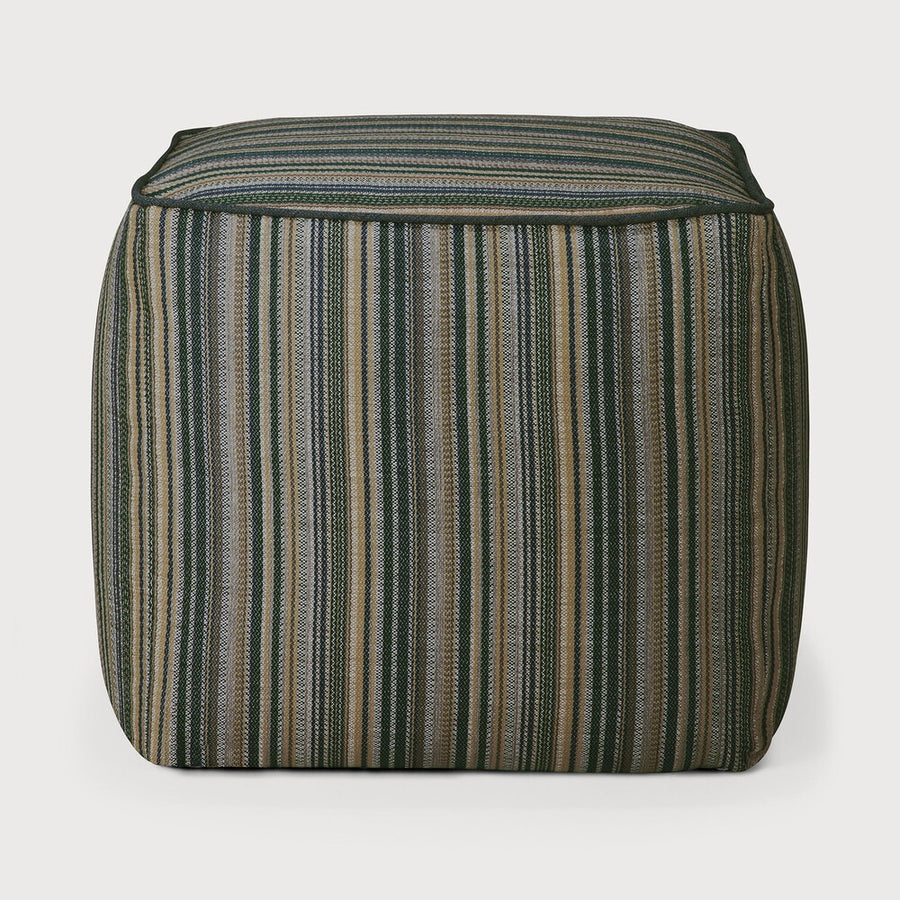 Blue Zahara Outdoor Pouf