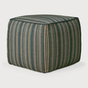 Blue Zahara Outdoor Pouf