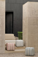 Gray Zahara Outdoor Pouf