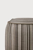 Gray Zahara Outdoor Pouf