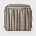 Gray Zahara Outdoor Pouf