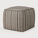 Gray Zahara Outdoor Pouf