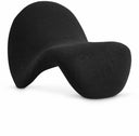 Theodore Faux Sherling Upholstered Accent Chair - Black