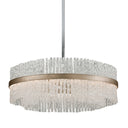 Silver Leaf Chime Chandelier 26.75" by Corbett Lighting, view 6