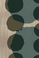 Dark Brown Layered Dots Glass Tray 24.5" by Ethnicraft, view 4