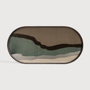 Dark Brown Wabi Sabi Glass Tray 28" by Ethnicraft