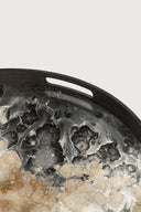 Dark Brown Organic Glass Tray 19" by Ethnicraft, view 3