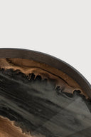 Dark Brown Organic Glass Tray 24.5" by Ethnicraft, view 3