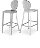 Maddox Chrome Stainless Steel Bar Stool - Chrome