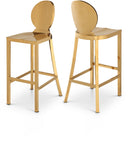 Maddox Gold Stainless Steel Bar Stool - Gold